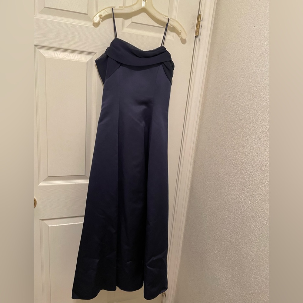 David’s Bridal Junior Bridemaids dress.
